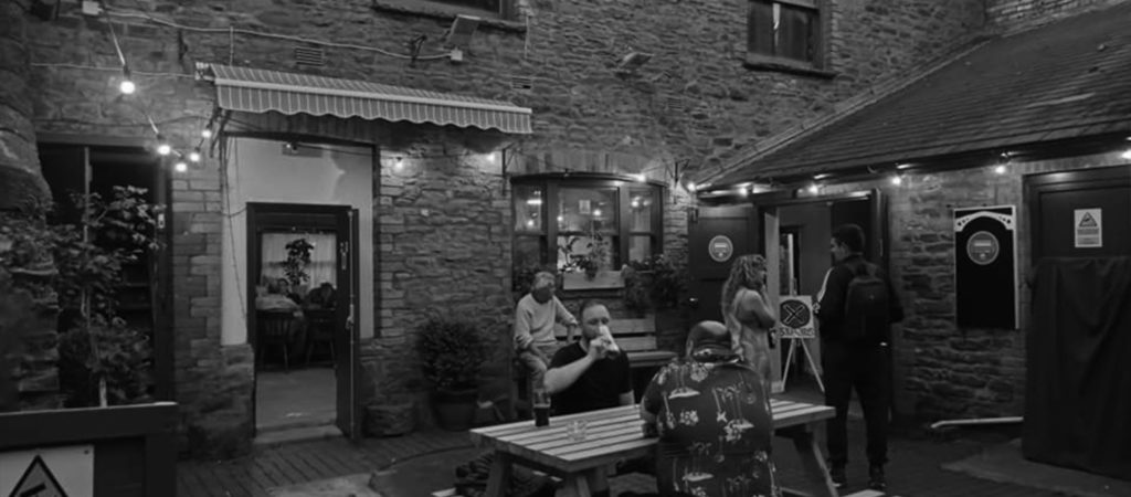 exterior night image of Clwb y Bont