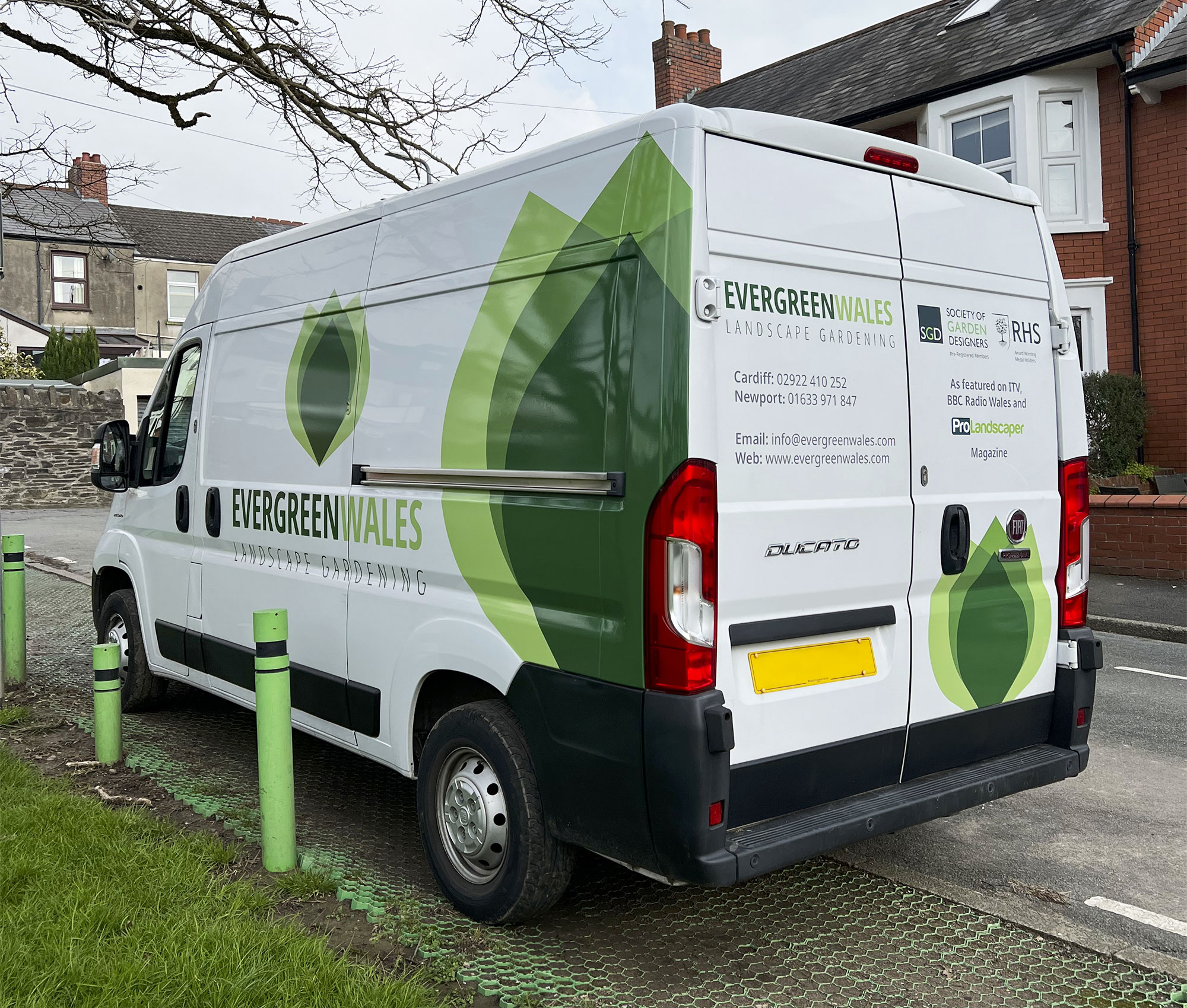 EvergreenWales Logo & Livery Design