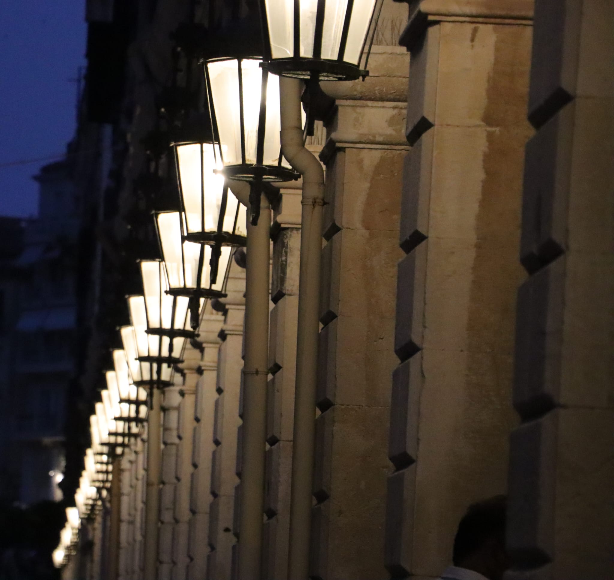 Row of lights