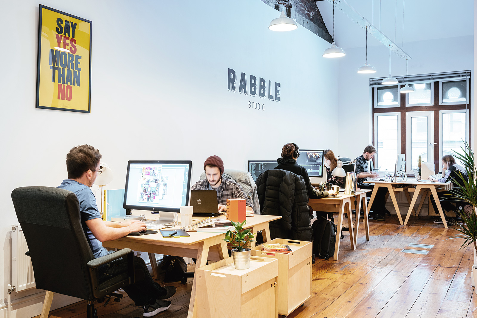 Interior of Rabble Studio