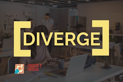 DIVERGE logo in yellow